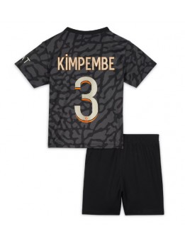 Paris Saint-Germain Presnel Kimpembe #3 Replika Tredje Kläder Barn 2023-24 Kortärmad (+ byxor)